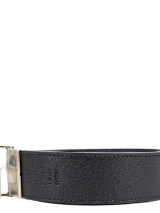 Gucci  Square G Buckle Leather Reversible Belt Black 626974 Size 110/44 main image 4